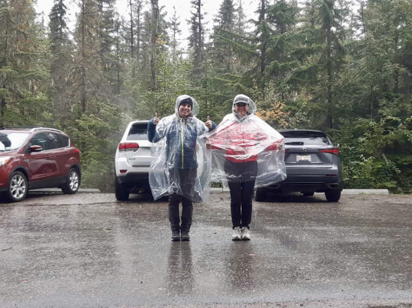 Schlechtes Wetter? Mit den Regenponchos ist alles in bester Ordnung!