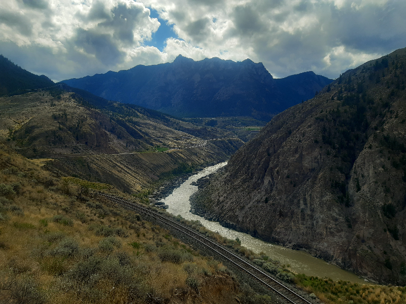 Fraser River - Fontain Indian Reserve - Richtung Lillooet