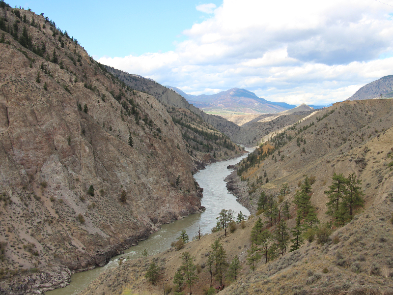 Fraser River - Fontain Indian Reserve - Richtung Clinton