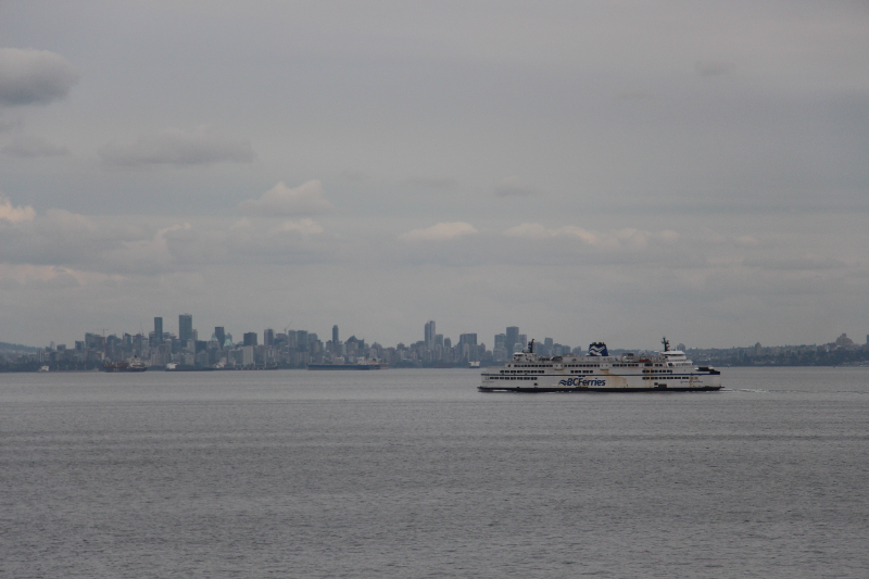 BC Ferries - mit Blick auf Vancouver