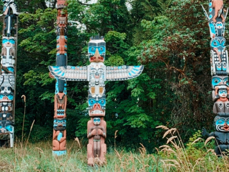 Totem Poles im Stanley Park