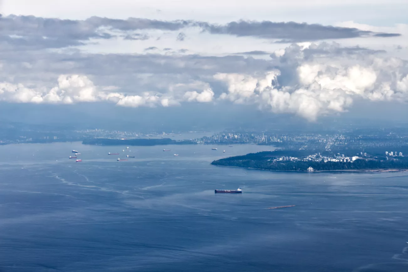 Anflug auf Vancouver