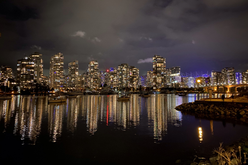 Vancouver by night