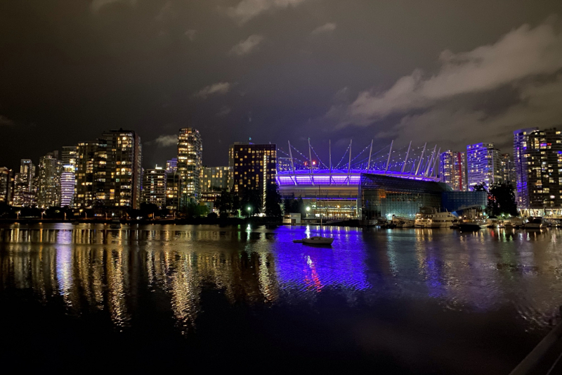 Vancouver by night