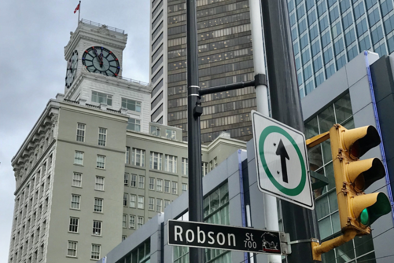 Robson Street, the Shopping Street ;)